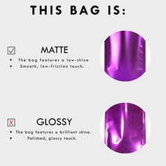 100 Flat Translucent/Black Mylar QuickQlick™Bags w/Hang Hole in Variety of Sizes