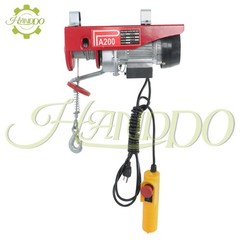 PA200 440lbs / 200kg 110V Mini Electric Hoist 6.6 ft Wired Remote Control