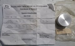 Alcoa Spectrochemical Standard Ref. Material SQ-17 BD w/ C of A , Thermo 073458