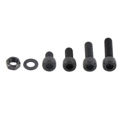 720pcs M3 M4 M5 M6 12.9 Grade Hex Socket Head Cap Screws Bolts Flat Washers Nuts