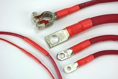 10 PCS 2/0 1/0 Gauge AWG Heat Shrink Tube 3/4 x 1.5 in. Red/Black MARINE QUALITY