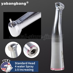MINI Dental 1:5 Ratio Increasing Contra Angle Handpiece fit NSK Red Ring