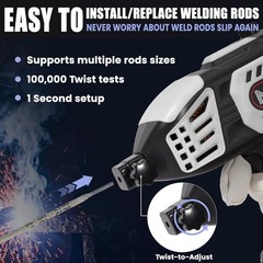 Saker Portable Electric Welding Machine,110V Portable Welder Handheld with IG…