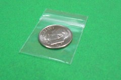 Square 1″ x 1″ Reclosable 2mil Zip Seal Lock Bags 300 Clear Mini 1×1 Baggies