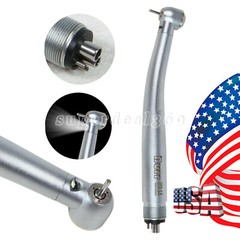 USA Dental E-generator LED Fiber Optic High Speed Handpiece 4Hole Rotor Burr UDM