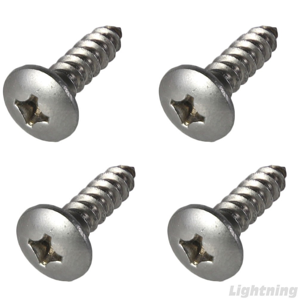 Truss Head Sheet Metal Screws 316 Stainless Steel Marine #12 X 1″ Qty 50