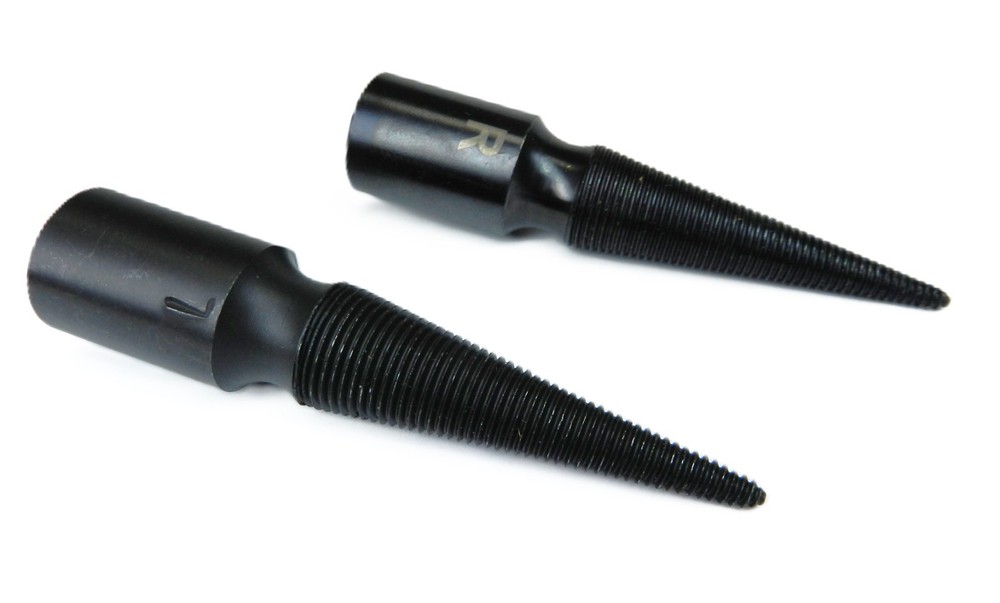 Baldor Lathe Motor Spindle Set Right & Left 3/8″ Arbor Friction Grip 3-1/2″ L