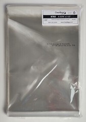 1.6 Mil Bags Resealable Clear Plastic Greeting Card Bags 100 A7 5 13/16 x 7 1/2
