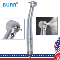 1-10 Dental LED E-generator Fiber Optic Handpiece 4Holes Air Turbine Rotor UDM