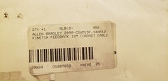 ALLEN-BRADLEY 2090-CSWM1DF-14AA12 KINETIX SINGLE MOTOR CORDSET CABLES 40FT(12M)
