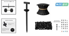 150-Pack Durable Nylon Cable Tie Buckles: Secure Automotive Fastening Solution