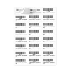 1″ x 2 5/8″ Address Mailing Labels Sheet FBA SKU Labels 30/sheet 30 UP Adhesive