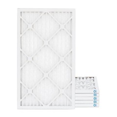 10x24x1 MERV 8 Pleated AC Furnace Air Filters. 6 Pack. Made in USA