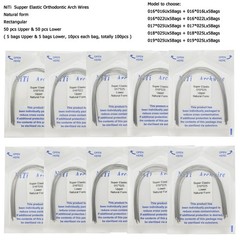 Orthodontic Arch Wire Niti Stainless Steel Round Rectangular Ovoid Natural Form