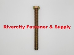 1/2-13 x 4 Tap Bolts Grade 8 Hex Head Screws 1/2x13x4 Full Thread 1/2×13 x 4″