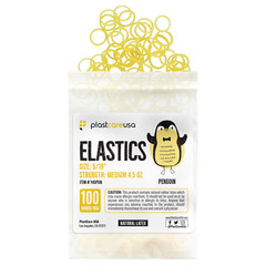 100 Medium 4.5 Oz 5/16″ Penguin Orthodontic Latex Elastic Rubber Bands Braces
