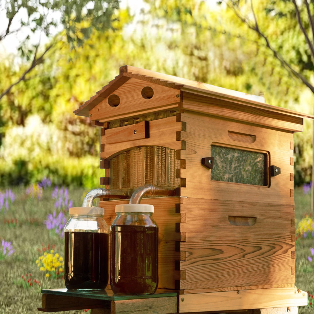 Bee Hive Boxes, Bee Hive Starter Kit – With 7 Flowing Bee Hive Frames