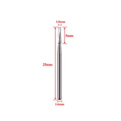 5pcs/pack Dental Carbide Burs Surgical Bur SURG 25mm FG-557L for High Speed DL