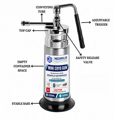 Best 350 Ml Mini Cryo Sprayer For Dermatology Liquid Nitrogen Can Empty