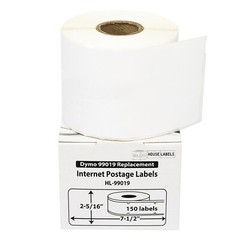DYMO 99019 1-Part eBay PAYPAL Direct Thermal Postage Labels – 150 per Roll