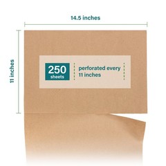 Brown Packing Paper Sheets for Moving & Shipping – 250 Count (229 Feet) – 14….