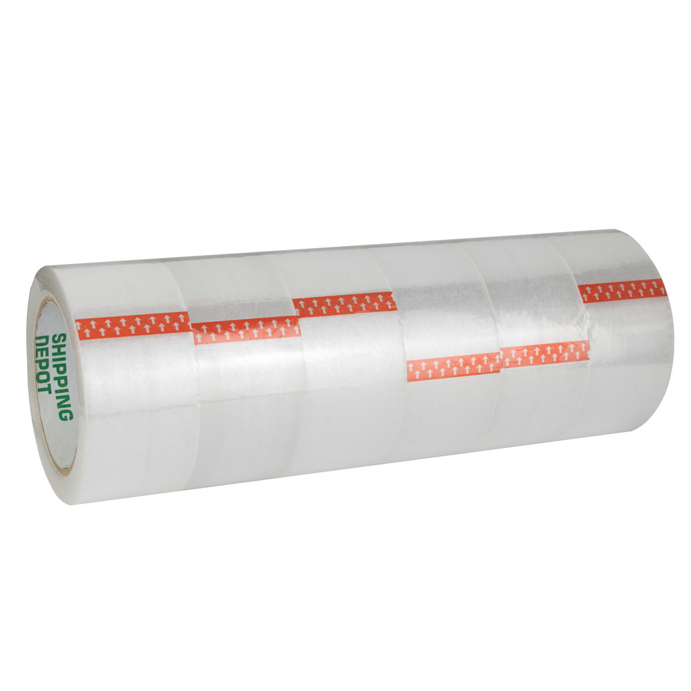 108 Rolls 2″x110yd Shipping Depot Carton Sealing Clear Packing Tape 1.6mil
