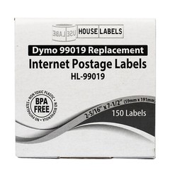 DYMO 99019 1-Part eBay PAYPAL Direct Thermal Postage Labels – 150 per Roll