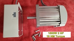 1500W Servo Motor 2 HP 1,500 Watt Variable Speed Reverse on the fly Controller