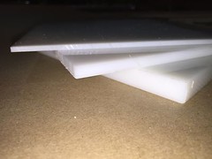 Natural HDPE Plastic Sheet 1/8″ x 12″ x 24″ (.125″)