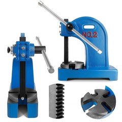 2 Ton Blue Arbor Press Cast Iron Manual Arbor Press Hand Press for Punching