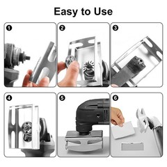 2x Square/Rectangle Slot for Oscillating Multi-Tool Cut-in Single Gang Wall Box