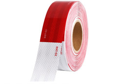 2in x 160ft Reflective Tape Red White DOT C2 Safety Trailer Truck Tape
