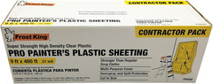Painter’s Plastic Sheeting 9ft x 400ft with Dispenser – Heavy-Duty Drop Cloth