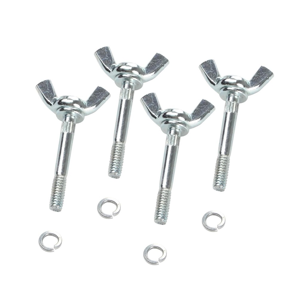 4 Packs Drywall Stilts Wing Bolt Replacement Kits, One Size, galvanized