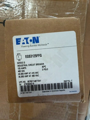Eaton EGS3125FFG Molded Case Circuit Breaker 3 Pole 125A 600Y/347 VAC Max New