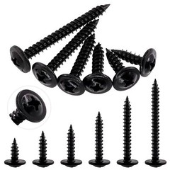 Modified Truss Head Self piercing sharp point Screws #8x 1/2″- 3″ K-Lath Black