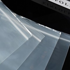 100 Clear Plastic Zipper Reclosable Zip Bags Top Lock PE Storage Bag 2×3 3×4 4×5
