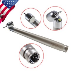 45 Degree Dental LED E-generator 45° Angle High Speed Handpiece 2 Hole ASkeadnt