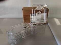 Polycarbonate Flat Universal Lid 1/9 Size – Clear (6 in box)