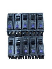 10 PCS GE/ABB THQL1120PDF 20A 1-Pole Dual Function AFCI/GFCI Plug-On Neutral
