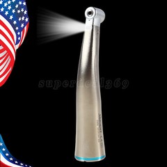 Dental 1:1 LED Fiber Optic Contra Angle Low Speed Handpiece Inner fit NSK E-type