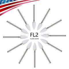 Dental LED High Speed Handpiece 2/4Holes /White Stone Polishing Burs FG