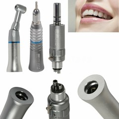 Dental low speed handpiece push button contra straight E-type motor 2/4holes