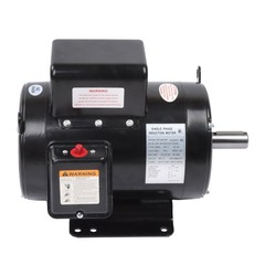 Compressor Motor 5HP Single Phase ODP 184T Frame 208-230V 60Hz Industrial
