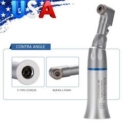 Dental Low Speed Handpiece Contra Angle Straight Air Motor Micromotor 4/2H AS