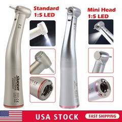 Dental 1:5 Increasing LED Fiber Optic Contra Angle Handpiece for NSK Ti-Max X95L