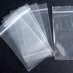 Lot of 100pcs Clear Reclosable Zip lock Plastic Bags 2-MIL Poly Zipper Baggies