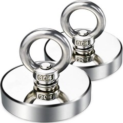 Strong Neodymium Fishing Magnets 300 lbs(136 KG) Pulling Force Rare Earth Magnet