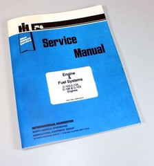 International Farmall C-123 C-135 C-146 C-153 Engine Fuel Service Repair Manual