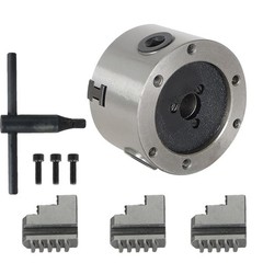 3 Jaw Lathe Chuck Manual Chuck 3″ K11-80 80mm Self-centering Lathe Drilling Part